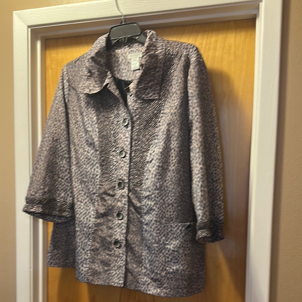 Elegant Patterned Women's Blazer
